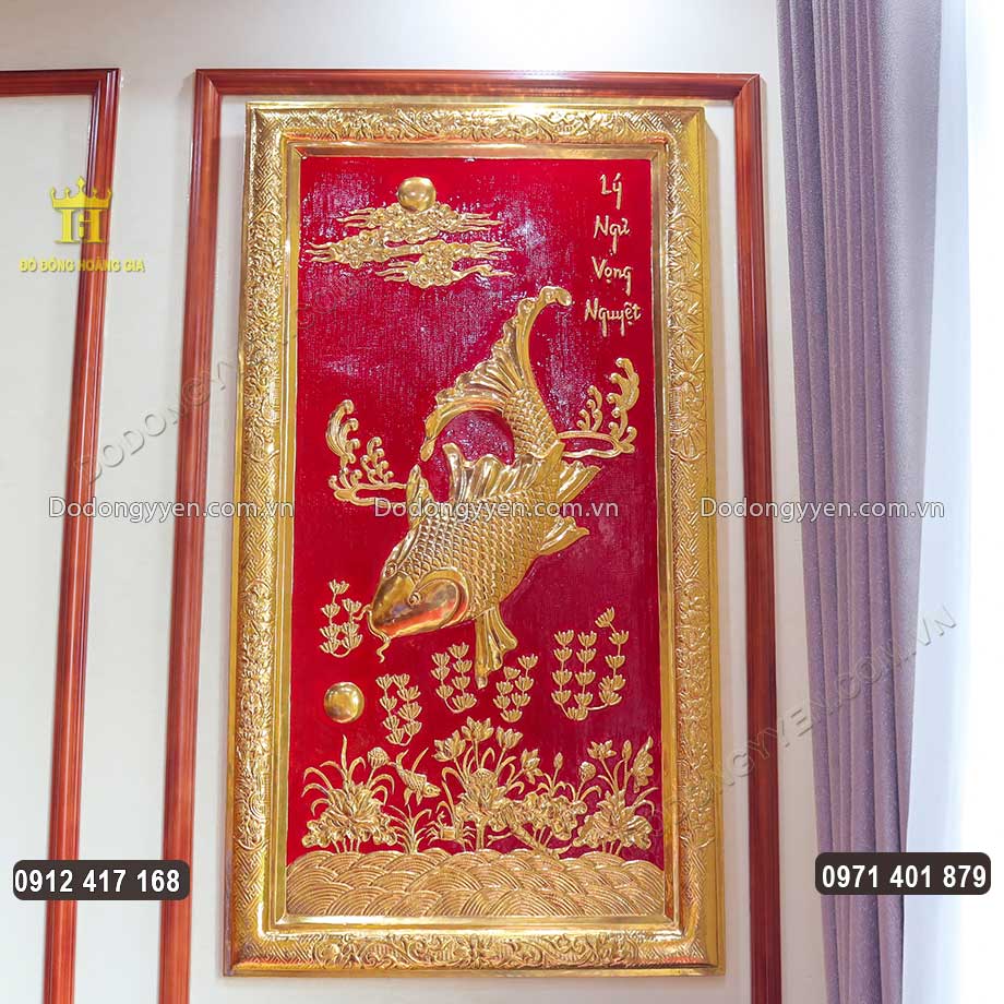 Hoa văn họa tiết được d&aacute;t v&agrave;ng 9999 v&ocirc; c&ugrave;ng sang trọng